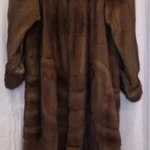 Фото №2 шуба из норки