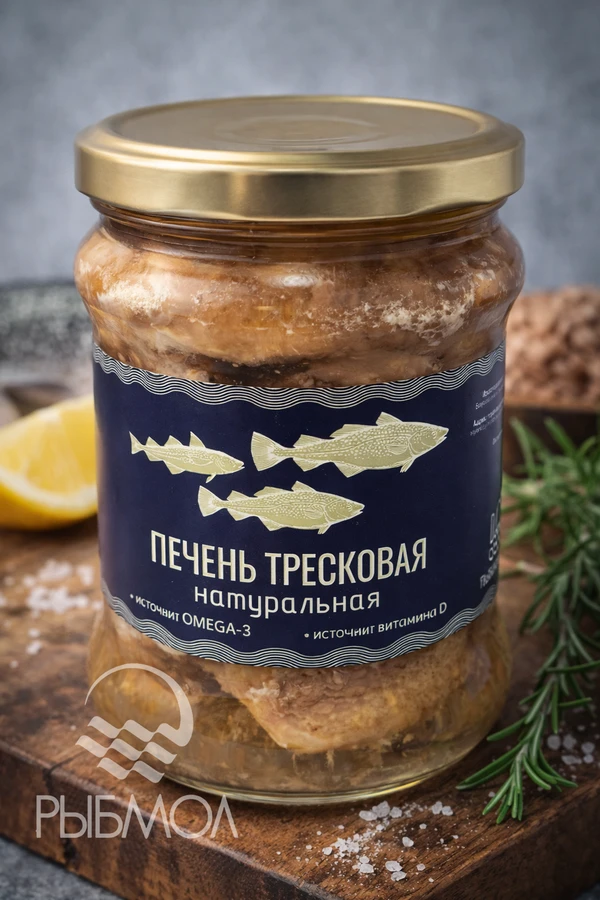 Фото Печень тресковая натуральная