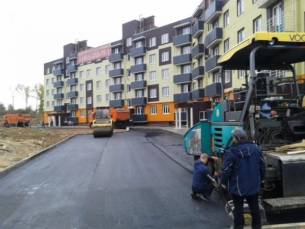 Фото Асфальтирования и благоустройство территории