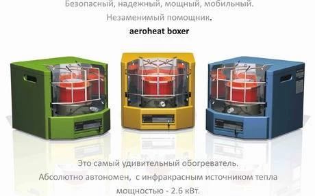 Фото Обогреватель на солярке - Солярогаз Aeroheat HA S2600 boxer