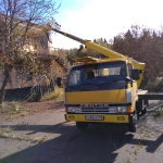 Аренда Услуги Японской Телескопической Автовышки Автоподъёмника АГП Люлька Мехрука Вышка с поворотной Корзиной в Бронницах