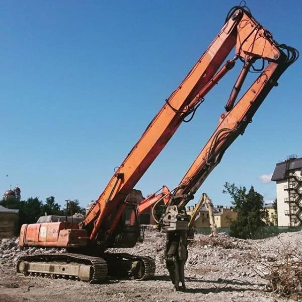 Фото Аренда длиннорукого экскаватора