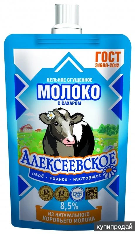 Фото Сгущенное молоко Алексеевское цельное 8,5 100 гр