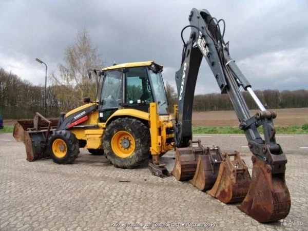 Фото Экскаватор-погрузчик JCB 3CX + гидромолот, ямобур
