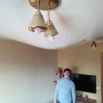 Фото №3 Аварийный слив воды с натяжных потолков 24 ч. 