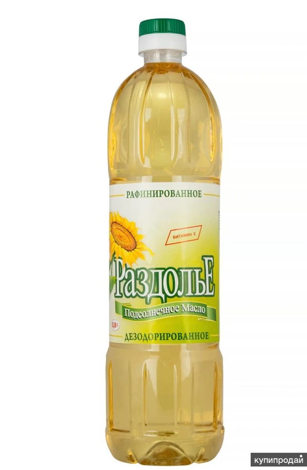 Фото Подсолнечное масло «Раздолье» 0,9л