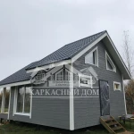 Фото №7 строительство дома под ключ с панорамным остеклением 