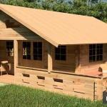 Фото №5 Строим деревянные дачный домики эконом класса