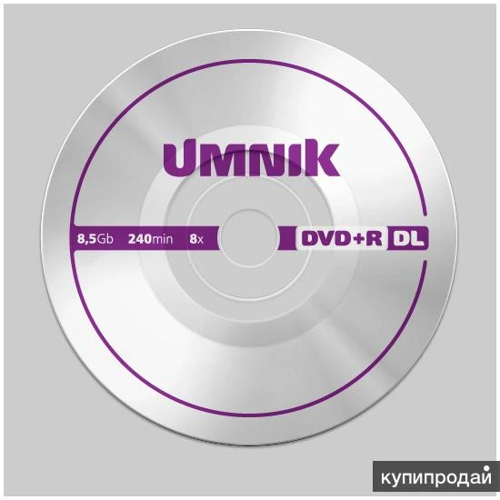 Фото Диски CD-R и DVD-+R Printable, Blu- Ray.( DVD +R 9.4GB; DVD+R 8.5GB; BD-R 25GB,