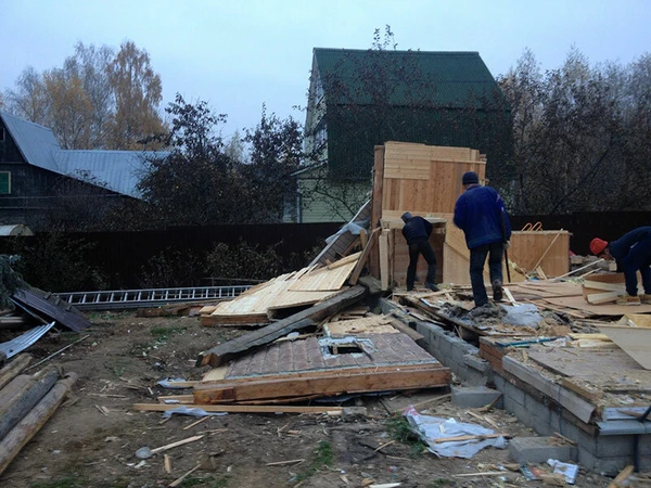 Фото Демонтаж домов, построек