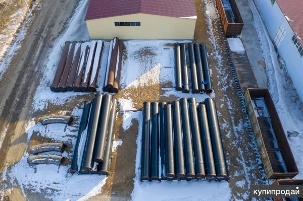 Фото Трубы стальные толстостенные большого диаметра