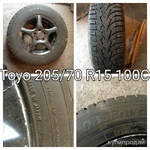 Фото №3 Колеса зимние TOYO 205/70 R15 100C