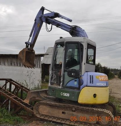 Фото Аренда экскаватора Hitachi EX 55