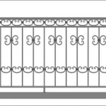 Фото №9 Балконные ограждения с элементами ковки.