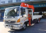 фото Самопогрузчик Hino GD 500 (Хино) бортовой с КМУ Kanglim 1256