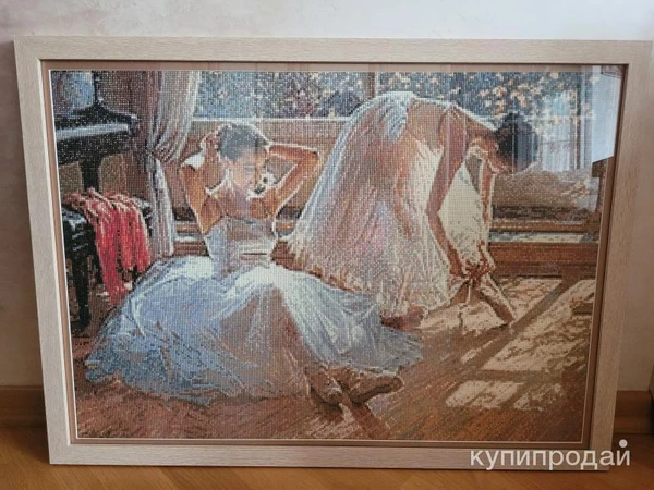 Фото Картина из алмазной мозаики "Балерины"