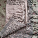 фото Палантин 180х70 шерсть и шелк