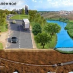 Фото №7 ГНБ/ГНП. Прокол под дорогой. Горизонтальное бурение.