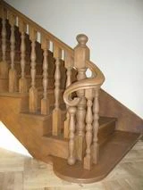 Фото Деревянные лестницы в Щелково, под ключ