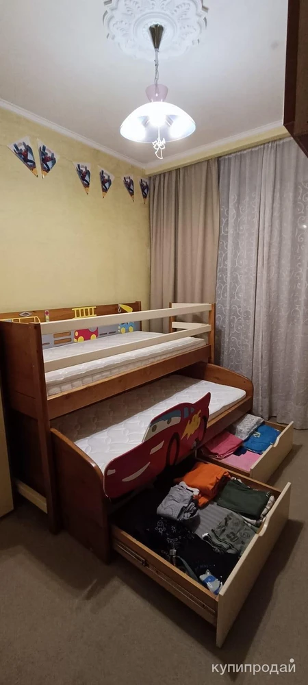 Фото Кровать выкатная двухъярусная