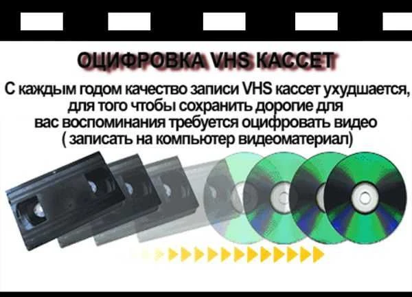 Фото Оцифровка видеокассет VHS