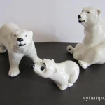 Фото №5 Три медведя статуэтка фарфор новые