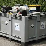 Фото №2 Контейнер для отработанных аккумуляторов АКБ