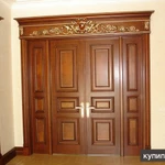 Фото №4 Двери резные из благородных пород.