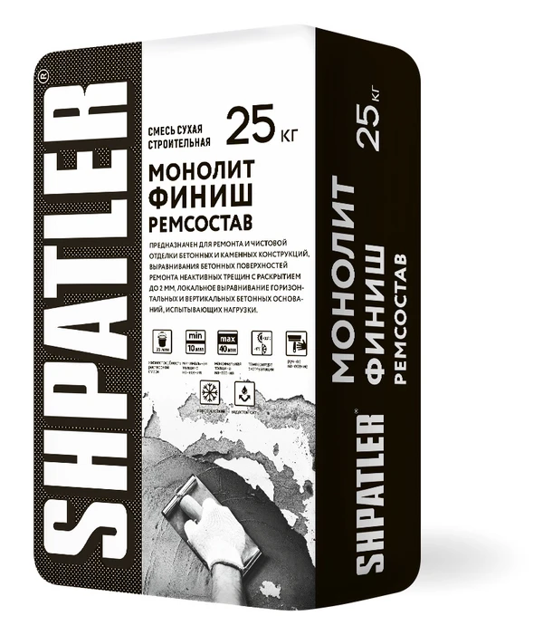 Фото Шпатлер Монолит финиш (Ремонтный состав)