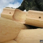 Фото №6 Шкант 25×250мм строительный для бруса, сруба домов и бань, джут утеплитель