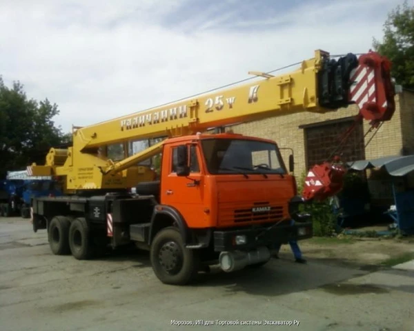 Фото Услуги автокрана 25 тонн  