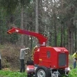 Аренда мобильного измельчителя древесины