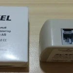 новый универсальный телефонный сплиттер делитель ZyXEL ADSL Annex A/B модель AS6