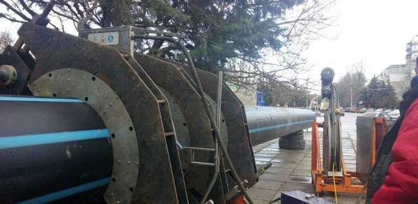 Фото Строительство трубопроводов (сварка) пэ или пнд