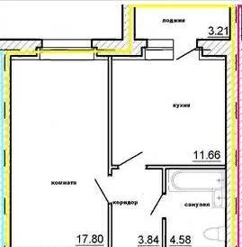 Фото Продам 1 комнат квартиру