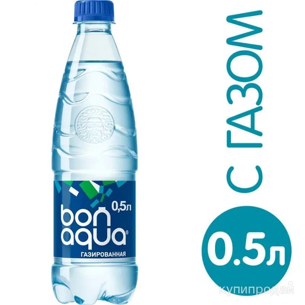 Фото БонАква газ 0,5л * 24