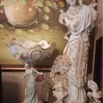 фото Cтатуэтка скульптура фарфоровая 70 см