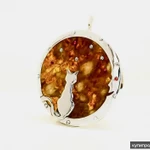 Фото №2 Елочное украшение "Кот на луне"