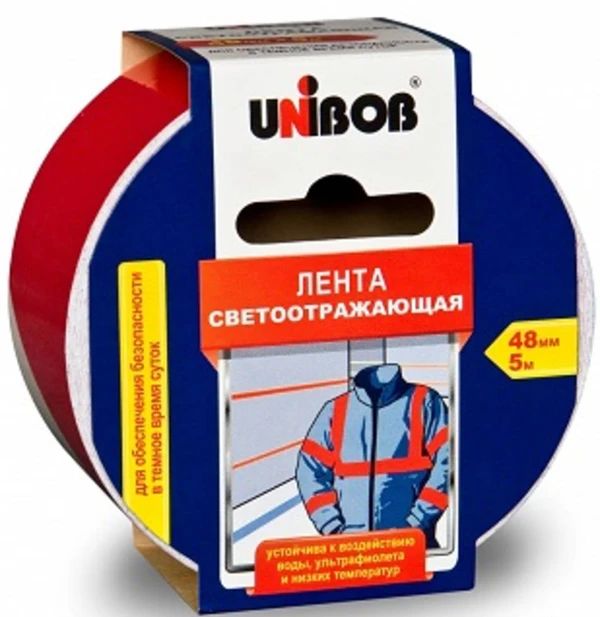 Фото Светоотражающая лента клейкая Unibob