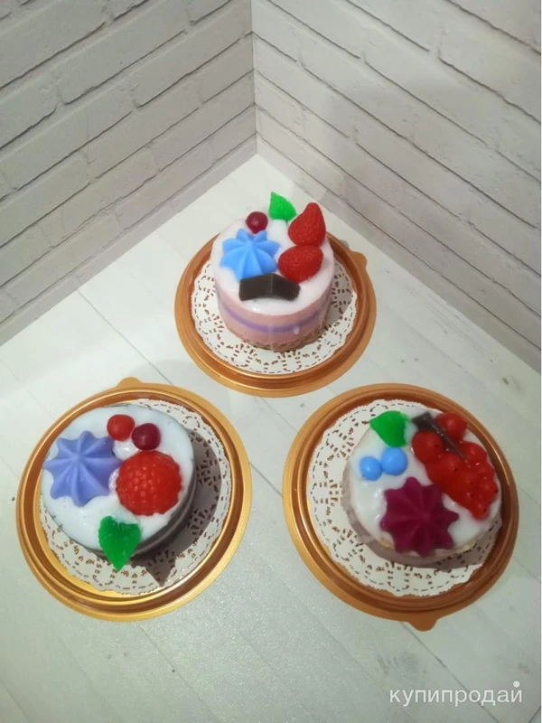 Фото Мыло ручной работы "пирожное"