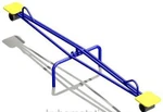 фото Качели балансировочные металлические для детских площадок