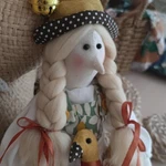 Фото №6 Тильда ведьмочка птичница кукла ручная работа