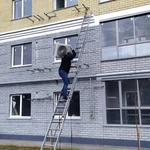 Фото №7 Установка сплит-систем, закладка трасс.