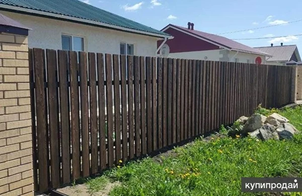 Фото Заборная доска каменная древесина