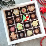 Корпоративные подарки на Новый год шоколад ручной работы премиум