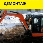 Фото №4 Услуги экскаватора. Земляные работы. Демонтаж