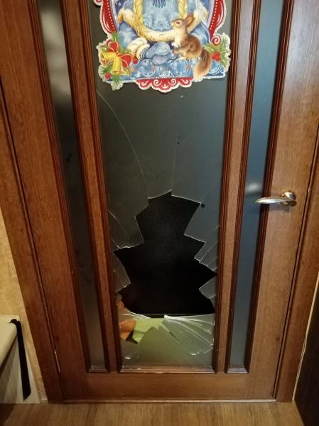 Фото Замена дверного стекла