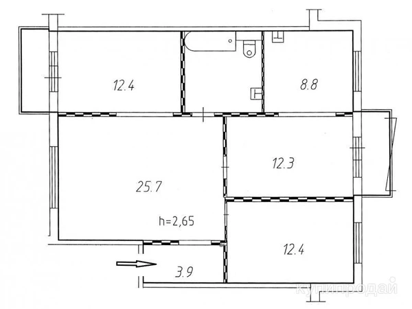 Фото Продам 4 комнатную 78 Добровольческая бригада 4