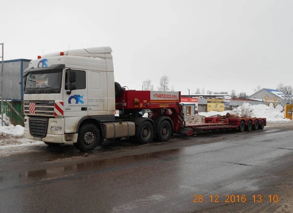 Фото Грузоперевозки тралом DAF XF 105.510 Faymonville STBZ 4VA