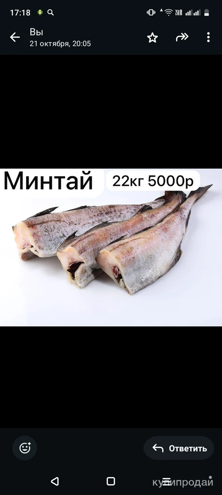 Фото Рыба "Минтай"